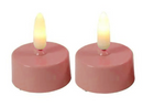 Countryfield - Waxine Led kaarsen - set van 2 - Roze