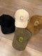 Hippe CAP met letter C in Bouclé - Camel