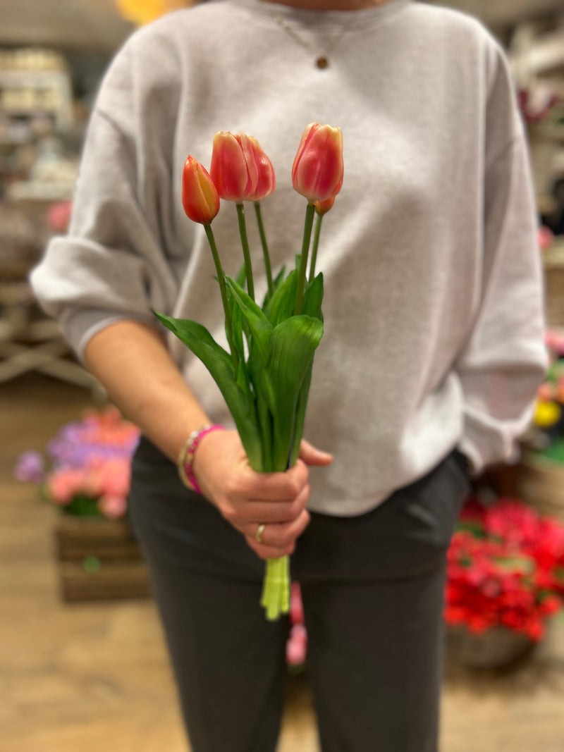 Tulpen Bos - Lang - Roze/Geel