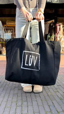 LUV Shopper LOVE - Zwart/Wit