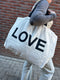 LUV Shopper LOVE - Naturel