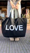 LUV Shopper LOVE - Zwart/Wit