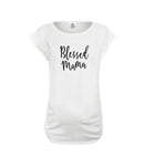 Zwangerschap T-Shirt - Blessed mama - S