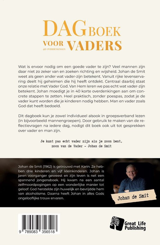 Dagboek voor vaders - Johan de Smit