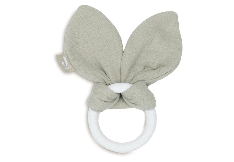 Jollein Bijtring Siliconen Bunny Ears - Olive Green