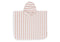 Jollein Badponcho Stripe - Terry Wild Rose GOTS