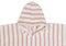 Jollein Badponcho Stripe - Terry Wild Rose GOTS