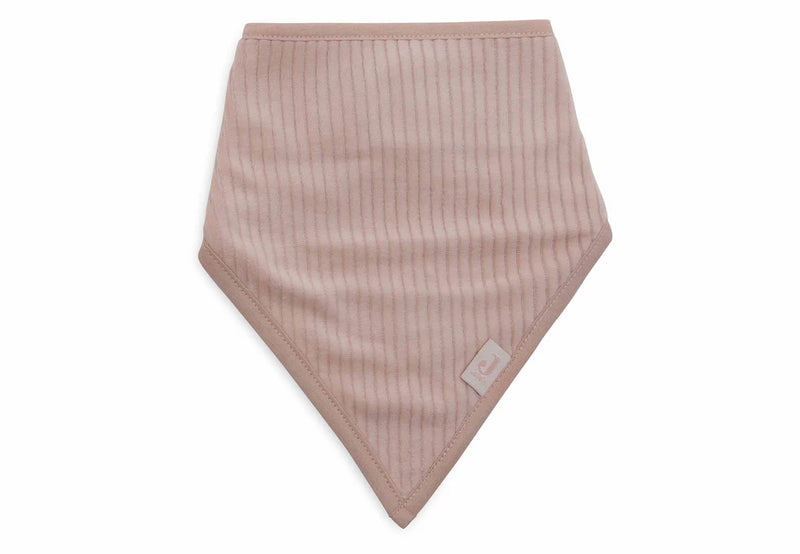 Jollein- Slab Bandana Velvet Rib - Wild Rose/Ivory - 2 Stuk