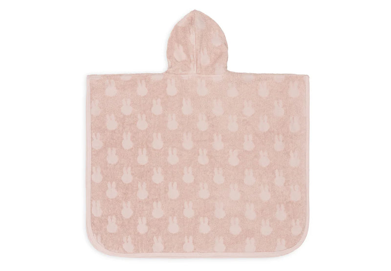 Jollein - Badponcho Badstof Miffy Jacquard - Wild Rose