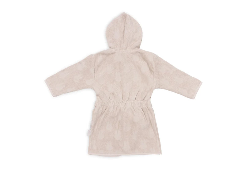 Jollein - Badjas Badstof 1-2 jaar Miffy Jacquard - Nougat