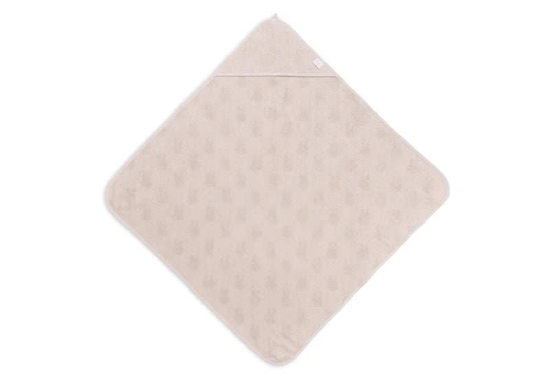 Jollein - Badcape Badstof 75x75cm Miffy Jacquard - Nougat