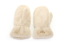 Fluffy Wanten / Handschoenen met warme teddy vulling - Naturel