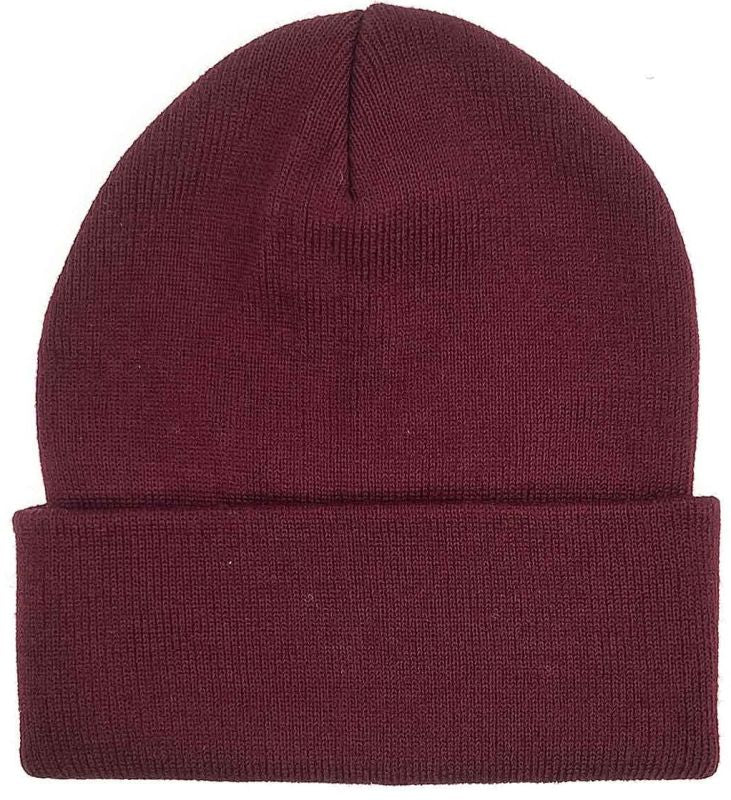 Leuke Beanie / Muts - Bordeauxrood