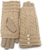 Elegante Handschoenen met knitted wantje - Beige