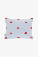 Zusss Kussen Bisous 25x35cm - Blauw/Rood