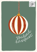 Studio LUV Kerstkaart - Stralend kerstfeest