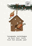 Studio LUV Kerstkaart - Gezegende kerstdagen