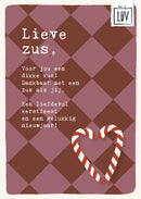 Studio LUV Kerstkaart - Lieve zus