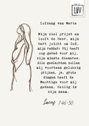 Studio LUV Kerstkaart - Lofzang van Maria