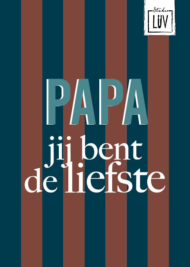 Studio LUV Kaart - Papa