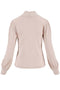 Zusss Top met lange mouwen en col - Zachtroze / Peach