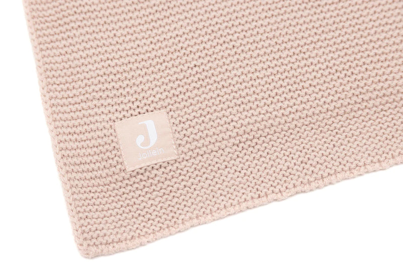 Jollein - Deken Ledikant 100 x 150 Basic Knit - Wild Rose