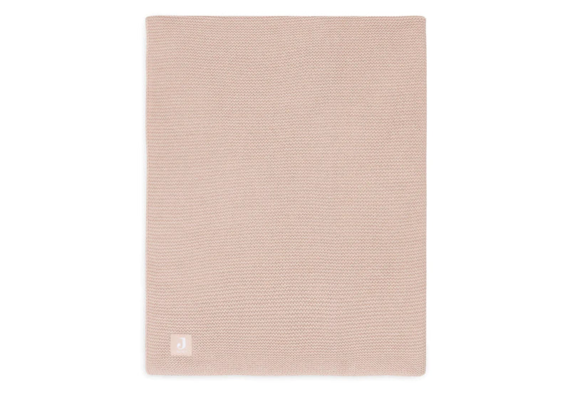 Jollein - Deken Ledikant 100 x 150 Basic Knit - Wild Rose