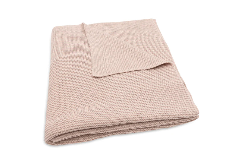 Jollein - Deken Ledikant 100 x 150 Basic Knit - Wild Rose