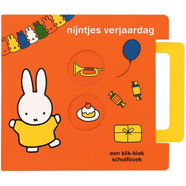 Nijntjes verjaardag, klik klak schuifboek - Dick Bruna