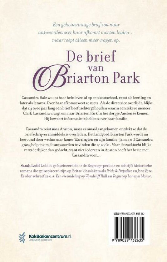 De brief van Briarton Park - Sarah Ladd