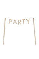 Zusss Houten Taartslinger - Party - 18cm